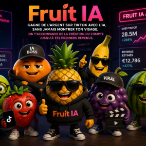 Fruit IA – Crée du contenu viral sans montrer ton visage grâce à l’intelligence artificielle